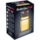 BabylissPRO Cordless Metal Double Foil Gold Shaver FXFS2G