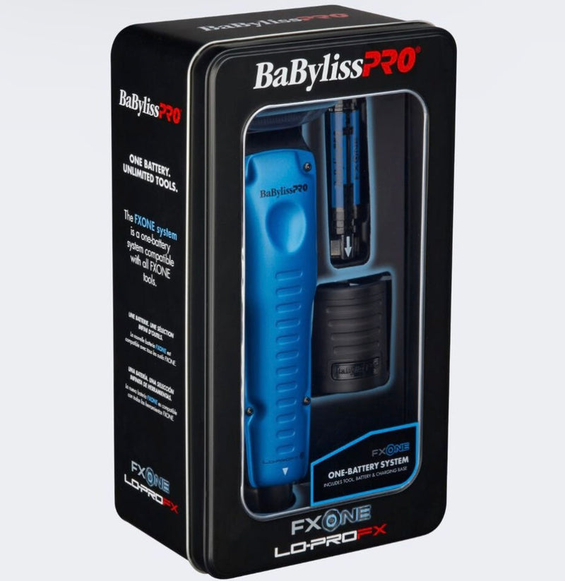 BabylissPRO FXone lo-profx limited edition blue clipper FX829BL
