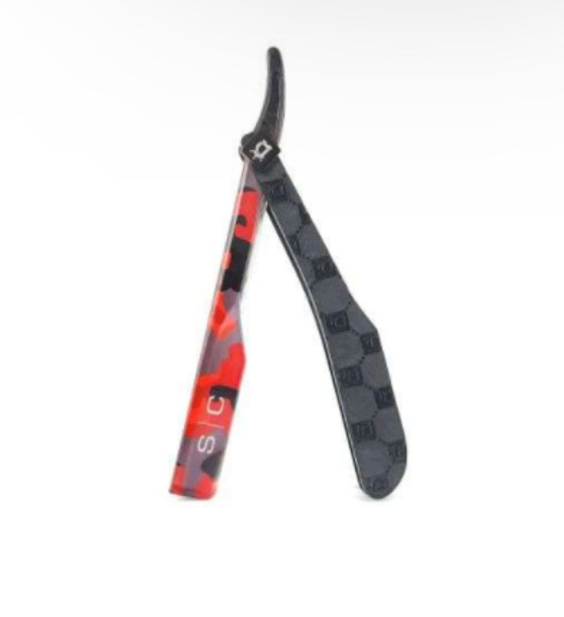 Stylecraft x deluxe camo line straight edge razor tool (blade not included) – SCDL804R