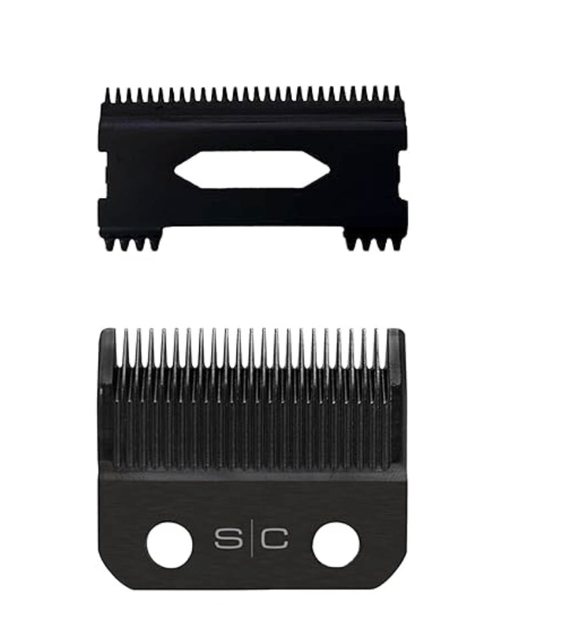 StyleCraft Fixed DLC Taper Blade + DLC Shallow Tooth 2.0 Cutter Clipper Blade SC539B