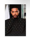 Barber Strong barber Cape 24k Black & Gold