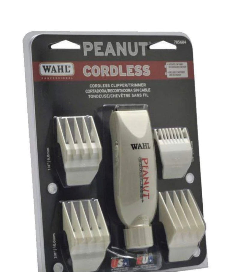 Wahl Cordless Peanut Trimmer White -smooth body
