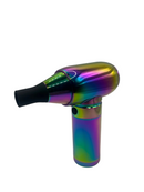electric cordless mini barber jet strong  turbo fan air duster chameleon - with integrated vacuum cleaner accessory