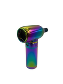 electric cordless mini barber jet strong  turbo fan air duster chameleon - with integrated vacuum cleaner accessory