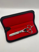 ikzarsa chrome Japanese Cobalt Steel 28th teeth thinning Shear size 6'' multi handle design