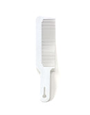 White styling flat top comb