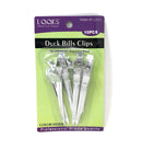 LOOKS Duck Bills hair Clips 10pcs – silver aluminum