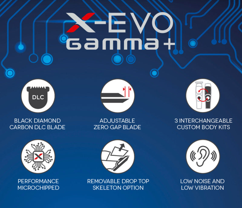 Gamma + Italia  X-EVO Linear Magnetic Cordless Trimmer