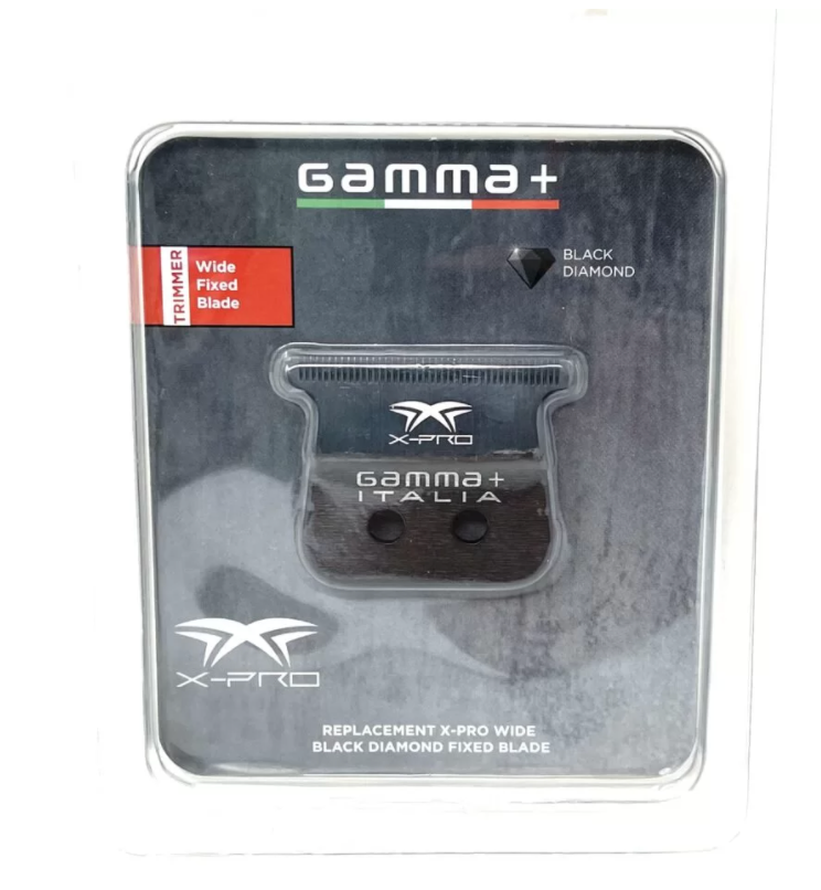 GAMMA + ITALIA  X-PRO DLC FIXED TRIMMER BLADE Wide Fixed .2MM BLADE