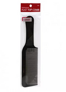 Annie flat top comb with ridged waved teeth 9.5”