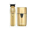 BABYLISSPRO LIMITEDFX COLLECTION -LIMITED EDITION- GOLDFX TRIMMER AND UVFOIL SINGLE-FOIL SHAVER COMBO