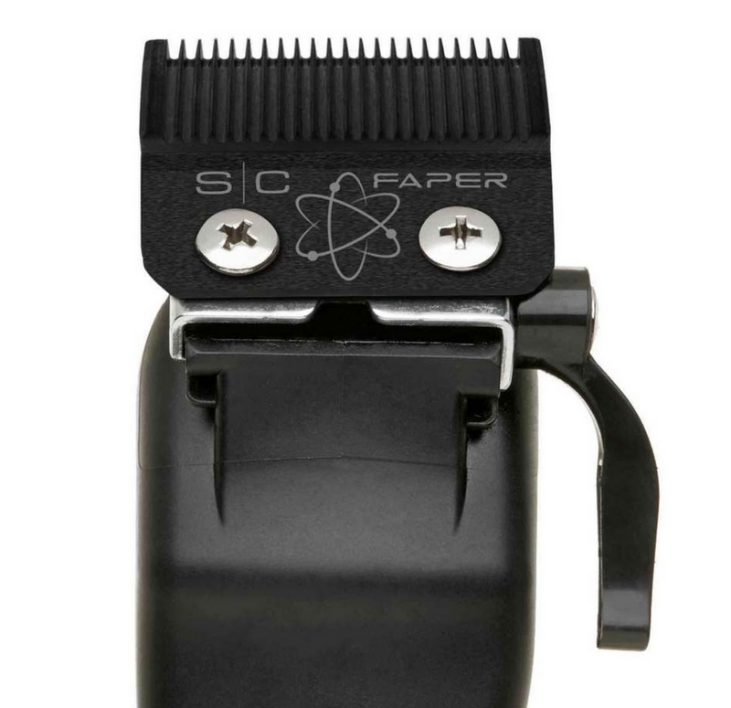 StyleCraft S|C REPLACEMENT FIXED BLACK FAPER CLIPPER BLADE WITH BLACK MOVING SLIM DEEP TOOTH CUTTER SET