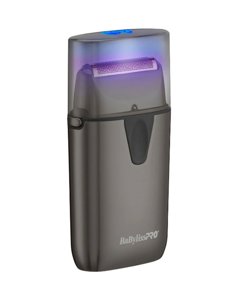 BaBylissPRO UVFOIL Disinfecting UV Metal Single Foil Cordless Shaver – kills 99.9% of bacteria – FXLFS1