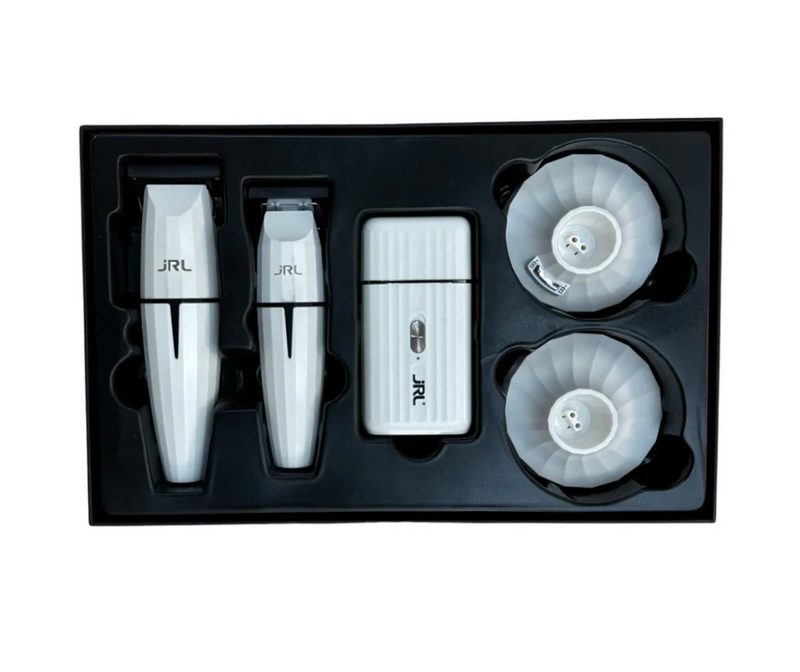 JRL Professional Ghost Clipper, Trimmer & Foil Shaver Collection + 2 Charging Bases (GH2024-2)