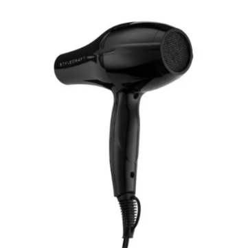 Stylecraft S|C stay temp hair dryer – professional hair dryer with turbo power motor – SC108B
