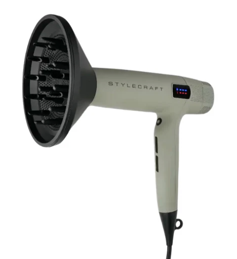 Stylecraft S|C sage hair dryer – professional lightweight hairdryer with digital brushless motor – SC107B