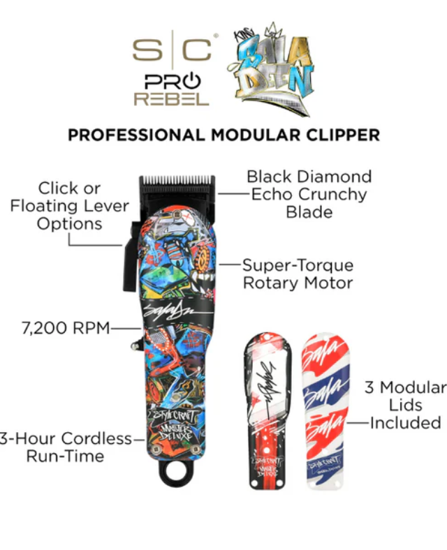 Stylecraft S|C rebel cordless clipper king saladeen limited edition