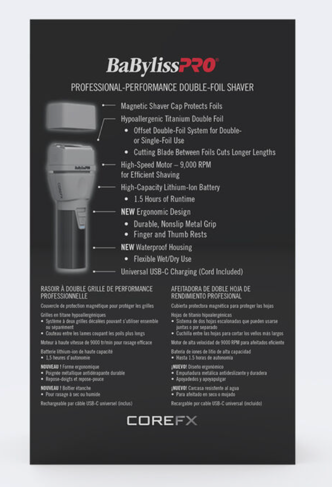 BabylissPRO COREFX Shaver FX75SF2