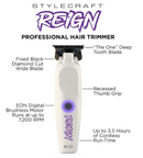 StyleCraft Reign EON Digital Brushless Motor Cordless Trimmer – SC422W