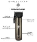 StyleCraft Ace Cordless Hair Clipper w/ Rotary Motor SC618GY