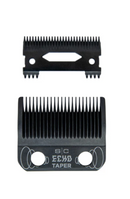 StyleCraft Fixed DLC ECHO Taper Blade & DLC Echo Deep Cutter – Black (SC553B)