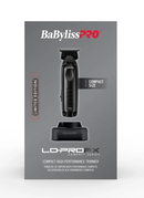 BaBylissPRO Lo-PROFX Low Profile Compact Trimmer - Matte Black (FX72MB)