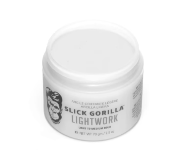 Slick Gorilla Lightwork Clay w/ Matte Finish & Light to Medium Hold (70g/2.5oz)