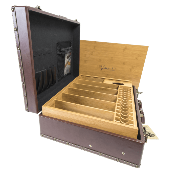 Vincent Master travel barber Case American flag