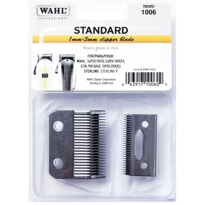 Wahl replacement 2 hole super taper blade