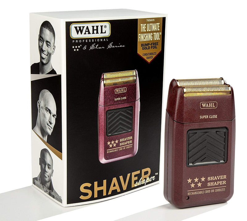 Wahl 5Star burgundy cordless shaver
