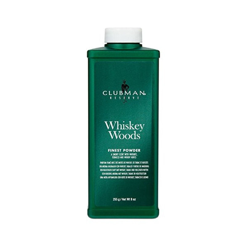 Clubman pinaud reserve whiskey woods powder 9oz