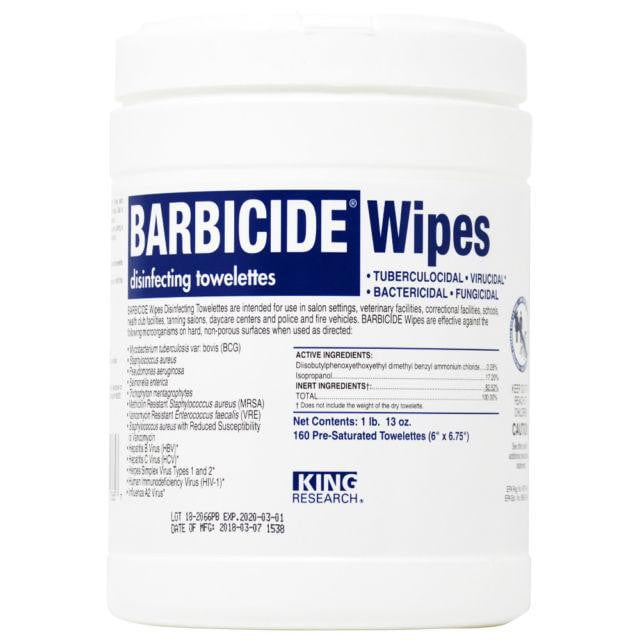 Barbicide Wipes