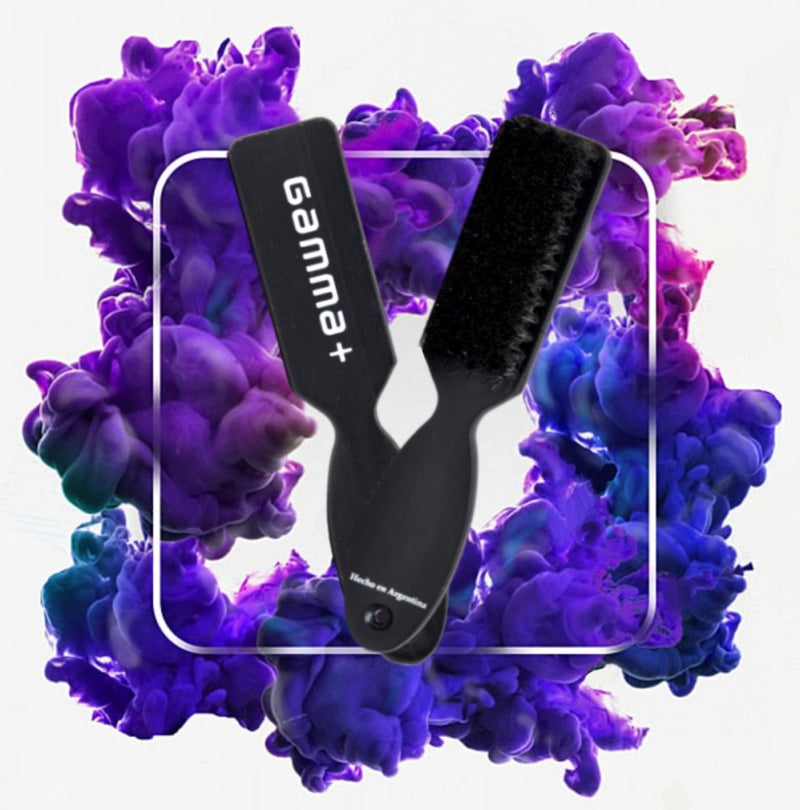 Gamma + Italia professional fading & cleaning barber brush