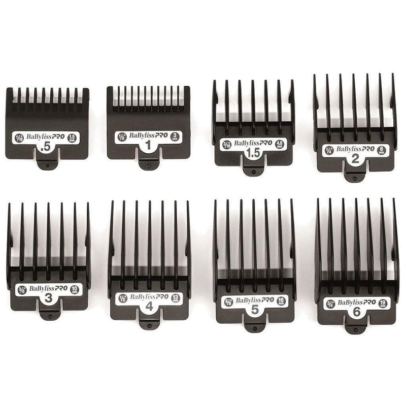 BaBylissPro By Forfex Attachment Combs 8 Pack CS880.