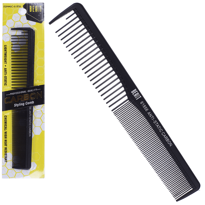 beaut Anti-static carbon comb 61856.