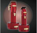 BaByliss PRO Red FX Boost+ Limited Edition Clipper & Trimmer Set w/ Charging Base (FXHOLPKCTB-R)