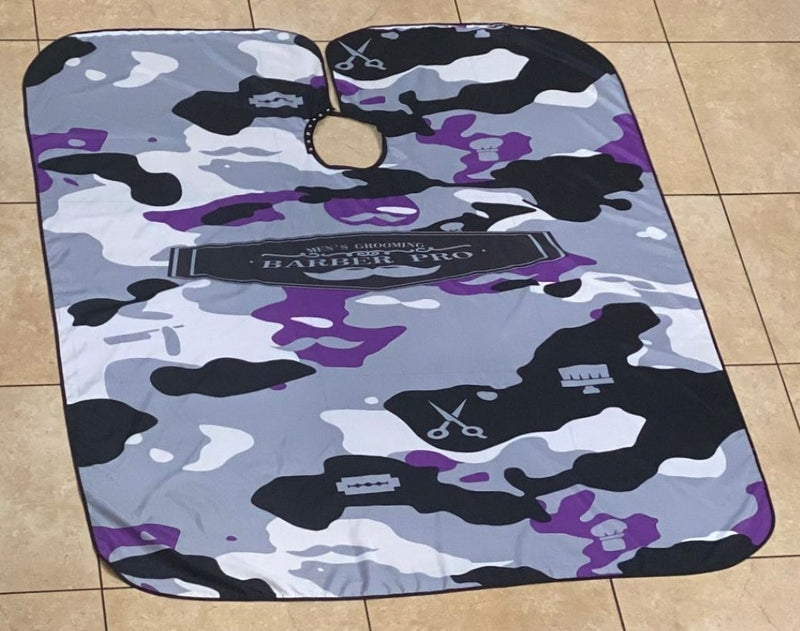 barber pro capes purple camo