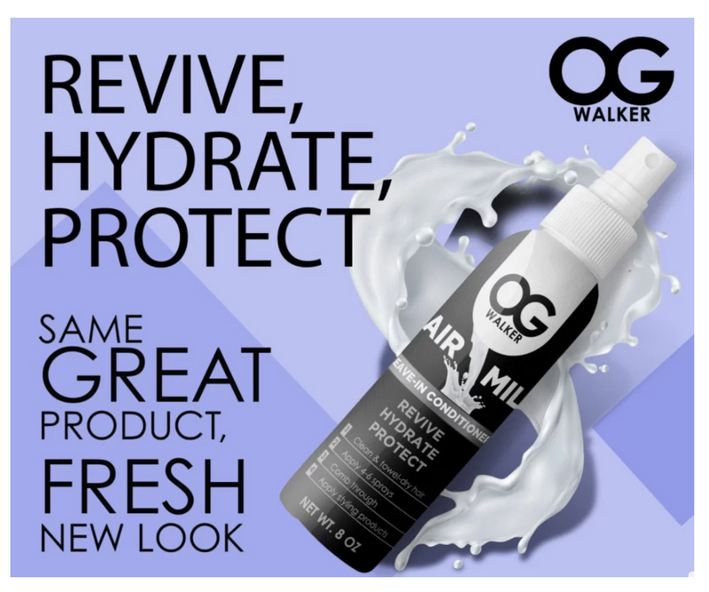 OG WALKER Hair Milk leave-in conditioner 8oz