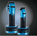 BaByliss PRO Blue FX Boost+ Limited Edition Clipper & Trimmer Set w/ Charging Base (FXHOLPKCTB-BC)