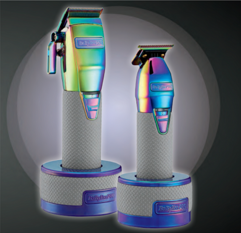 BaByliss PRO Chameleon FX Boost+ Limited Edition Clipper & Trimmer Set w/ Charging Base (FXHOLPKCTB-I)