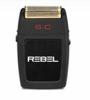 StyleCraft S|C Rebel Double Foil Shaver – Cordless Rechargeable Electric with Super Torque Motor & Gold Titanium Foil Head