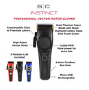 StyleCraft S|C Instinct professional Vector Motor Cordless Clipper With Torque Control