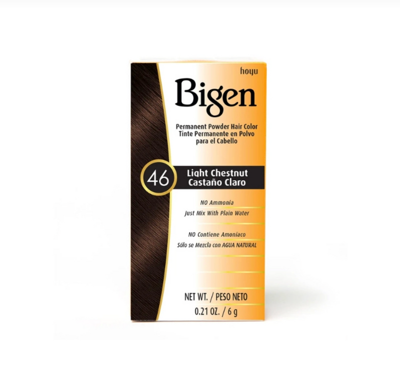 Bigen Permanent Powder Hair Color 46 light chestnut