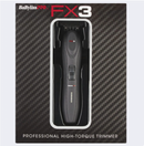 BabylissPro Black FX3 High Torque Cordless Trimmer FXX3TB