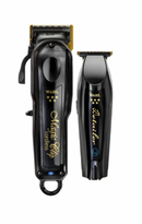 Wahl 5-Star Black/Gold Cordless Barber Combo – Cordless Magic Clip & Cordless Detailer