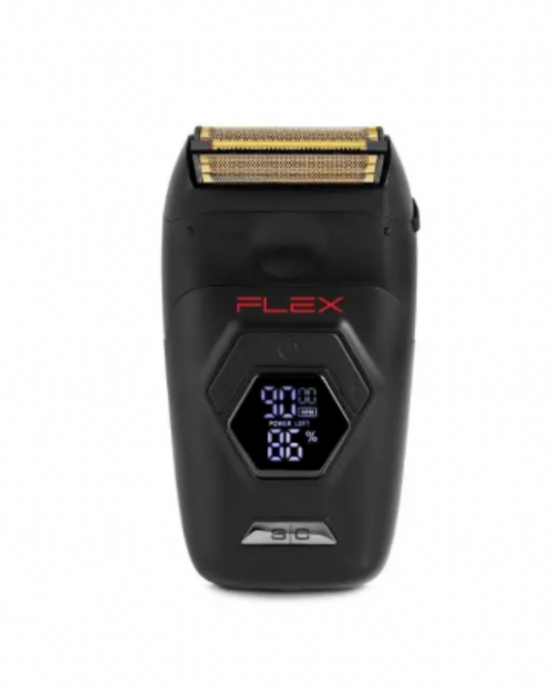 StyleCraft S/C Flex – Electric Foil Shaver with Super Torque Motor, Gold Titanium Foil Head