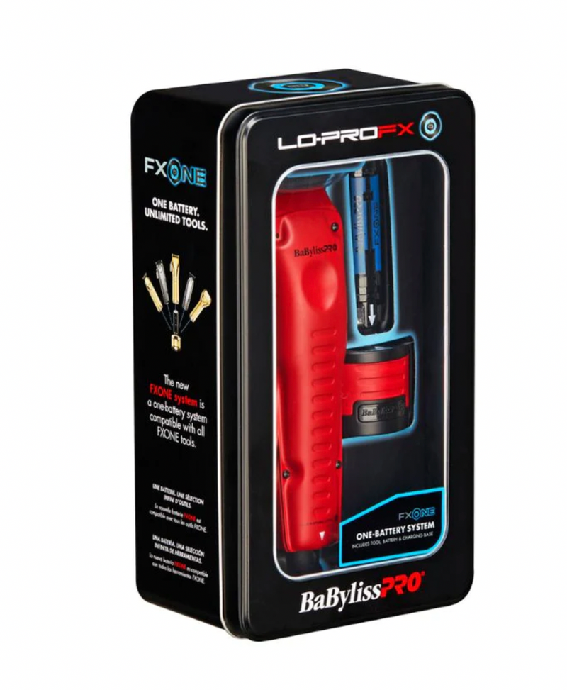 BaBylissPRO Lo-ProFX FXONE High Performance Clipper Matte Red