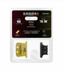 GAMMA X-PRO WIDE GOLD TITANIUM FIXED & DLC THE ONE CUTTING TRIMMER BLADE SET