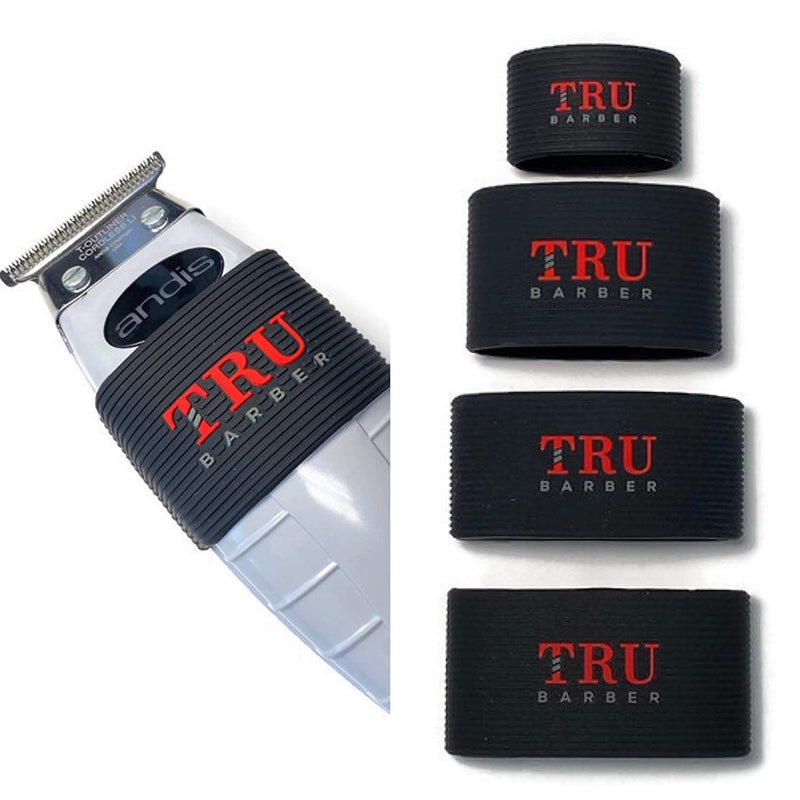 TRUBARBER Clipper Grip Bands black [4pcs].