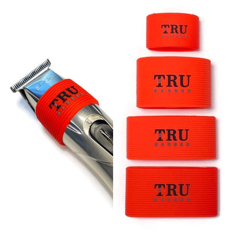 TRUBARBER Clipper Grip Bands red [4pcs]